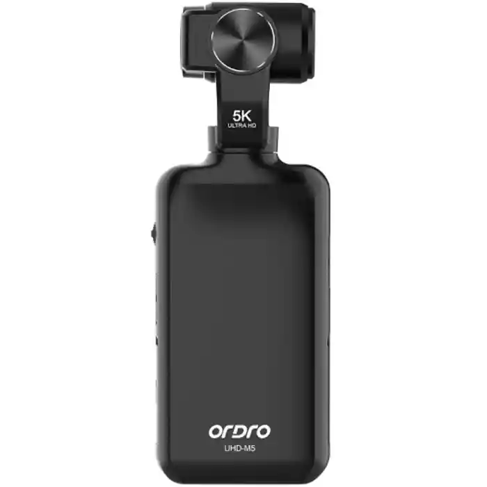 Ordro M5 5K Vlog Handheld Camera 3.5-inch Rotating Touch Screen, 3-axis Gimbal Stabilization, Face Tracking, 120-degree Wide Angle, Long-lasting Battery, Infrared Night Vision, Slow Motion, App Connec